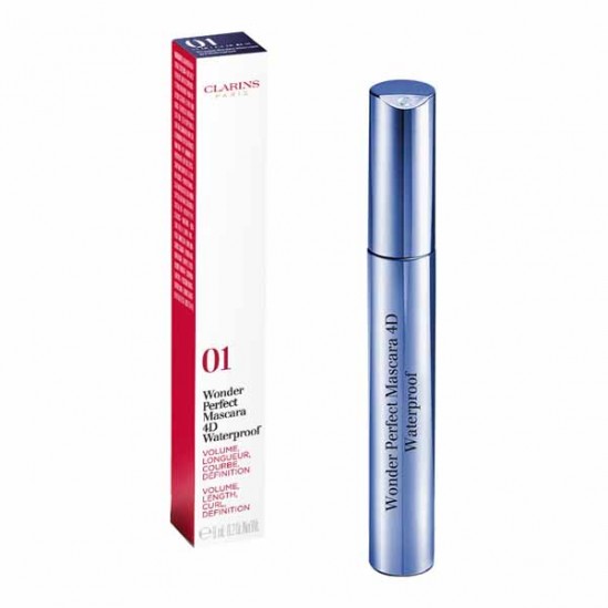 Clarins Mascara Wonder Perfect 4D Waterproof 01 perfect black Clarins Mascara Wonder Perfect 4D Waterproof 01 perfect black