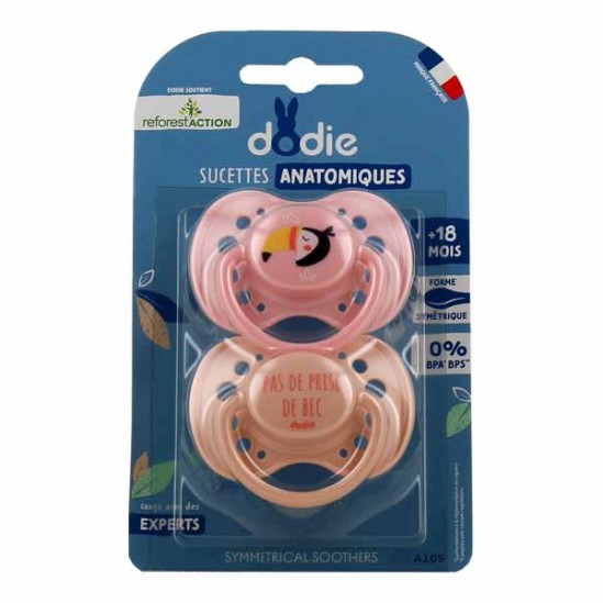 Dodie duo sucettes anatomiques Reforest'action Loutre 0-6 mois A99 Dodie duo sucettes anatomiques Reforest'action Loutre 0-6 mois A99