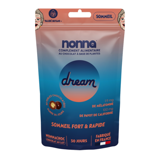 Nonna Choc sommeil chocolatée sachet de 30 perles 90gr Nonna Choc sommeil chocolatée sachet de 30 perles 90gr