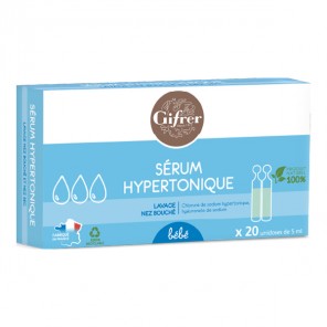 Gifrer sérum hypertonique 20 x 5ml