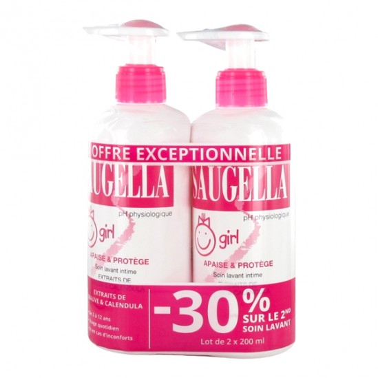 Saugella Girl soin lavant intime lot de 2 x 200ml