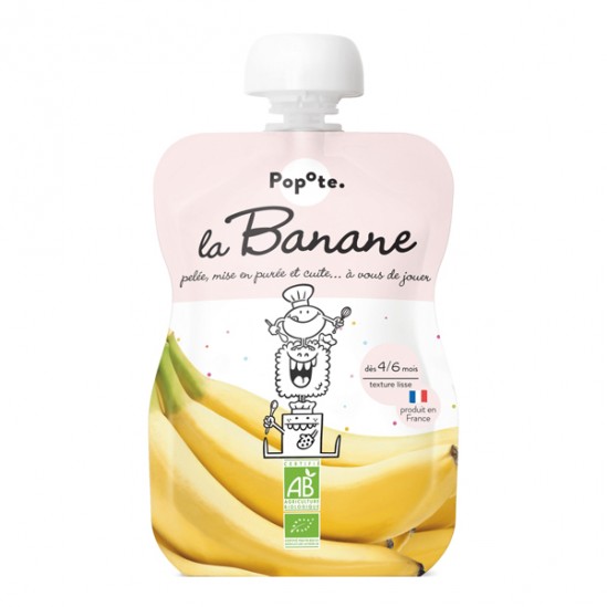 Popote La Banane dès 4 - 6 mois bio 120gr Popote La Banane dès 4 - 6 mois bio 120gr