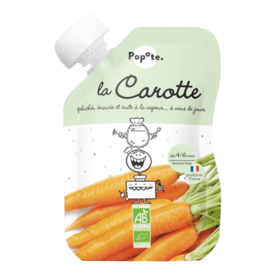 Popote La Pêche dès 4 - 6 mois bio 120gr Popote La Pêche dès 4 - 6 mois bio 120gr