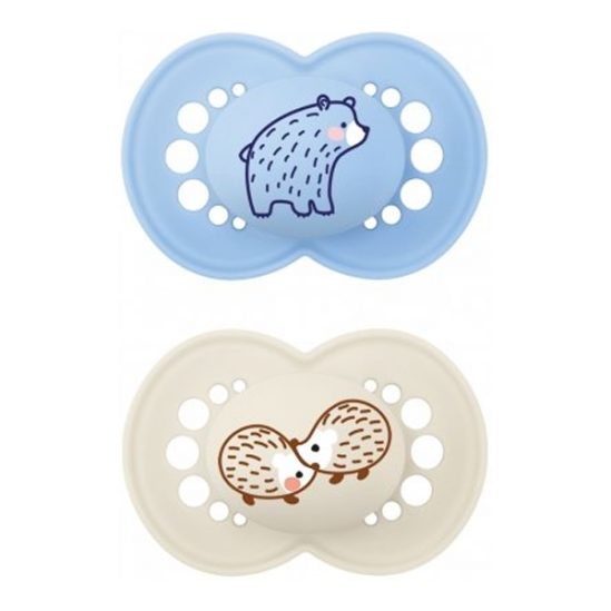 MAM Original 3 sucettes silicone +18 mois, bleu MAM Original 3 sucettes silicone +18 mois, bleu