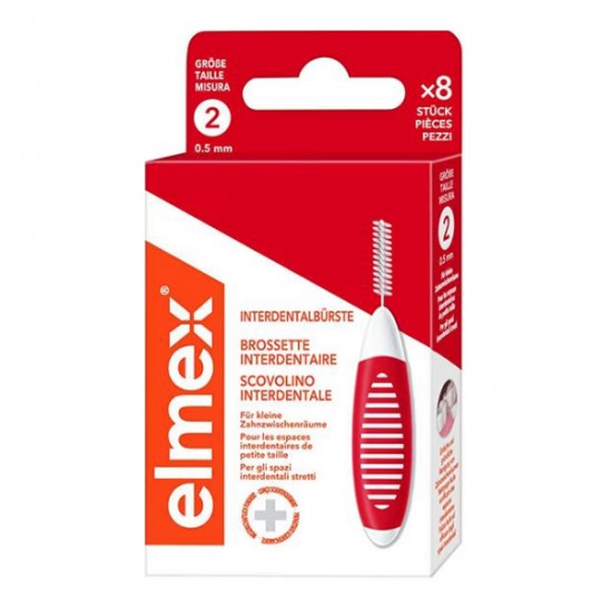 Elmex brossettes interdentaires rose 0,4mm taille 0 Elmex brossettes interdentaires rose 0,4mm taille 0