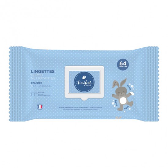 Leadersanté Ainsifont lingettes bébé paquet de 64 Leadersanté Ainsifont lingettes bébé paquet de 64