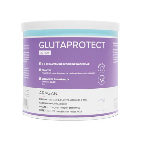 Aragan Glutaprotect 20 sticks poudre 150gr Aragan Glutaprotect 20 sticks poudre 150gr