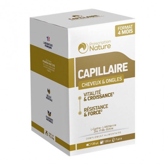 Prescription Nature Capillaire 120 gélules Prescription Nature Capillaire 120 gélules