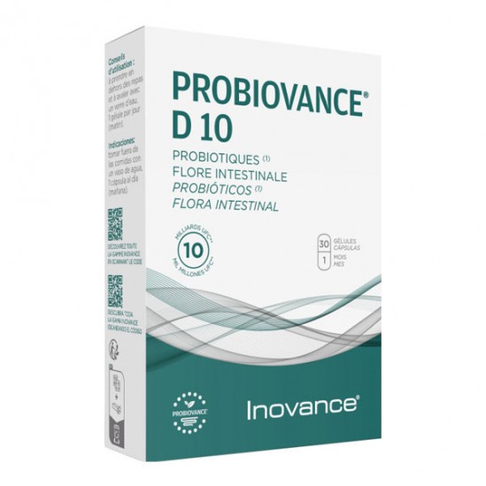 Inovance Probiovance D10 - 30 gélules Inovance Probiovance D10 - 30 gélules