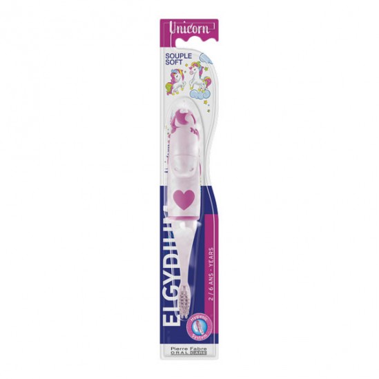 Elgydium Unicorn brosse à dents enfant 2/6 ans Elgydium Unicorn brosse à dents enfant 2/6 ans