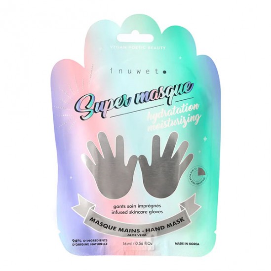 Inuwet masque-gants hydratants mains 16ml Inuwet masque-gants hydratants mains 16ml