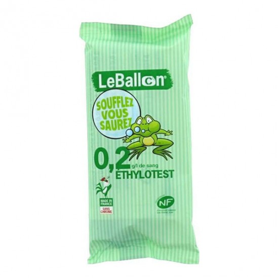 Contralco ethylotest à usage unique 0,2gr/L 1 sachet Contralco ethylotest à usage unique 0,2gr/L 1 sachet