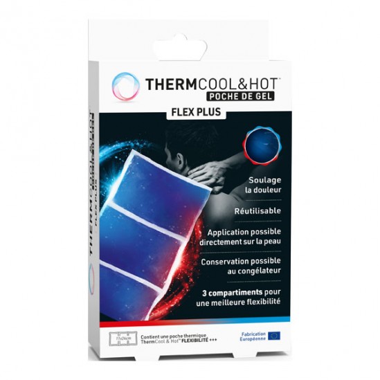 Bausch & Lomb ThermCool Hot Flex Plus poche de gel 11x24 cm Bausch & Lomb ThermCool Hot Flex Plus poche de gel 11x24 cm