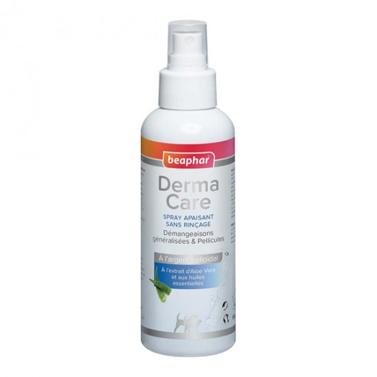 Beaphar DermaCare spray apaisant sans rinçage chien et chat 150ml Beaphar DermaCare spray apaisant sans rinçage chien et chat 150ml