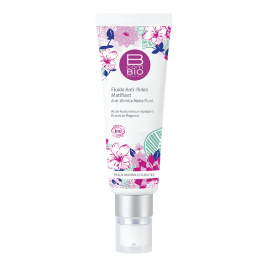 BcomBio fluide anti-rides matifiant bio 50ml BcomBio fluide anti-rides matifiant bio 50ml