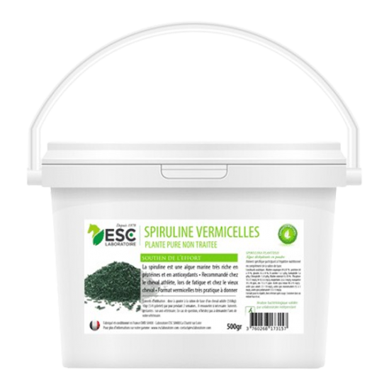 ESC Laboratoire spiruline vermicelles soutien de l'effort 500gr ESC Laboratoire spiruline vermicelles soutien de l'effort 500gr