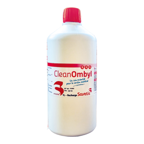 Savetis CleanOmbyl solution 1L + goblet anti retour Savetis CleanOmbyl solution 1L + goblet anti retour