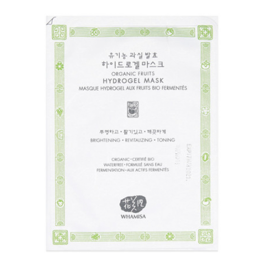 Whamisa masque hydrogel aux fruits bio fermentés 33gr Whamisa masque hydrogel aux fruits bio fermentés 33gr
