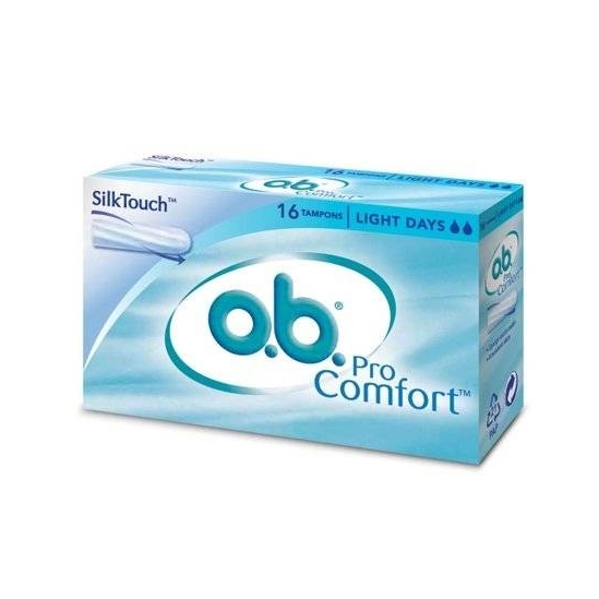 O.B Pro Comfort light days 16 tampons