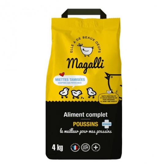 Magalli aliment complet poussin 4kg Magalli aliment complet poussin 4kg