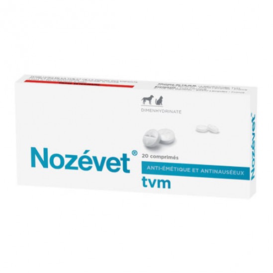TVM Nozevet 20 comprimés TVM Nozevet 20 comprimés