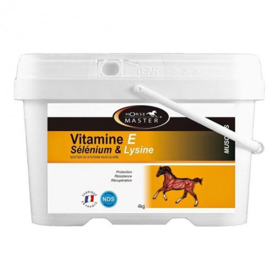 Horse Master Vitamine E Selenium & Lysine poudre 4kg Horse Master Vitamine E Selenium & Lysine poudre 4kg