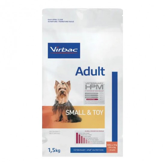 Virbac HPM Adult Dog small & toy croquettes 1,5kg Virbac HPM Adult Dog small & toy croquettes 1,5kg