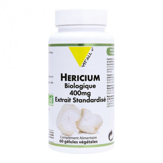 Vitall+ Hericium bio 400mg 60 gélules Vitall+ Hericium bio 400mg 60 gélules