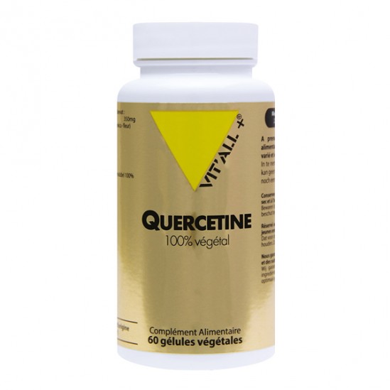 Vitall+ Quercétine 350mg 60 gélules végétales Vitall+ Quercétine 350mg 60 gélules végétales