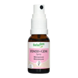 HerbalGem Fem50+Gem spray Ménopause bio 15ml