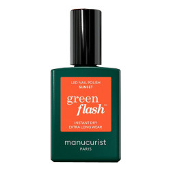 Manucurist Green Flash Sunset vernis à ongles orange 15ml