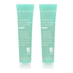 La Rosée dentifrice soin complet à la menthe bio lot de 2x75ml