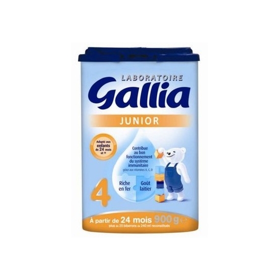 Gallia junior 4 lait à partir de 24 mois 900g