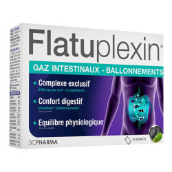 Les 3 Chênes Flatuplexin gaz intestinaux et ballonnement 16 sachets