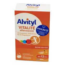 Urgo Alvityl Vitalite vitamines et minéraux dès 12 ans 30 comprimés effervescents