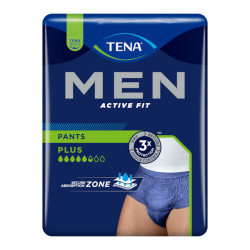 Tena men active fit pants plus sous-vêtements absorbants S/M