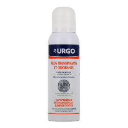 Urgo Filmomousse crème en mousse rééquilibrant pieds transpirants et odorants 125ml