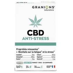Granions CBD Anti-Stress 30 comprimés