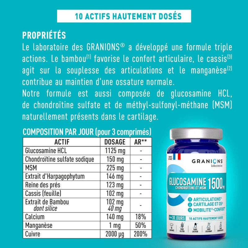 Granions Glucosamine 1500MG... Granions Glucosamine 1500MG...