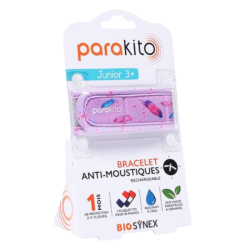 Parakito bracelet anti-moustiques rechargeable junior - Plumes