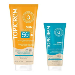 Topicrem Sun Protect Lait solaire SPF50+ 200ml + Gelée fraîche après-soleil