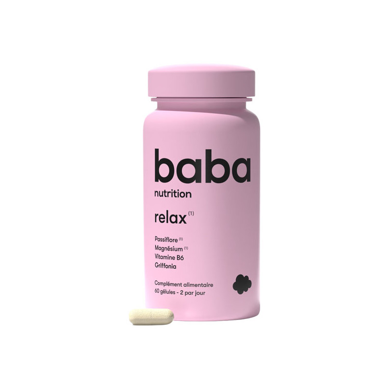 Baba Nutrition Relax 60 gélules Baba Nutrition Relax 60 gélules