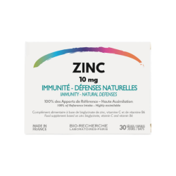 Bio-Recherche Zinc Immunité et défenses naturelles 30 gélules