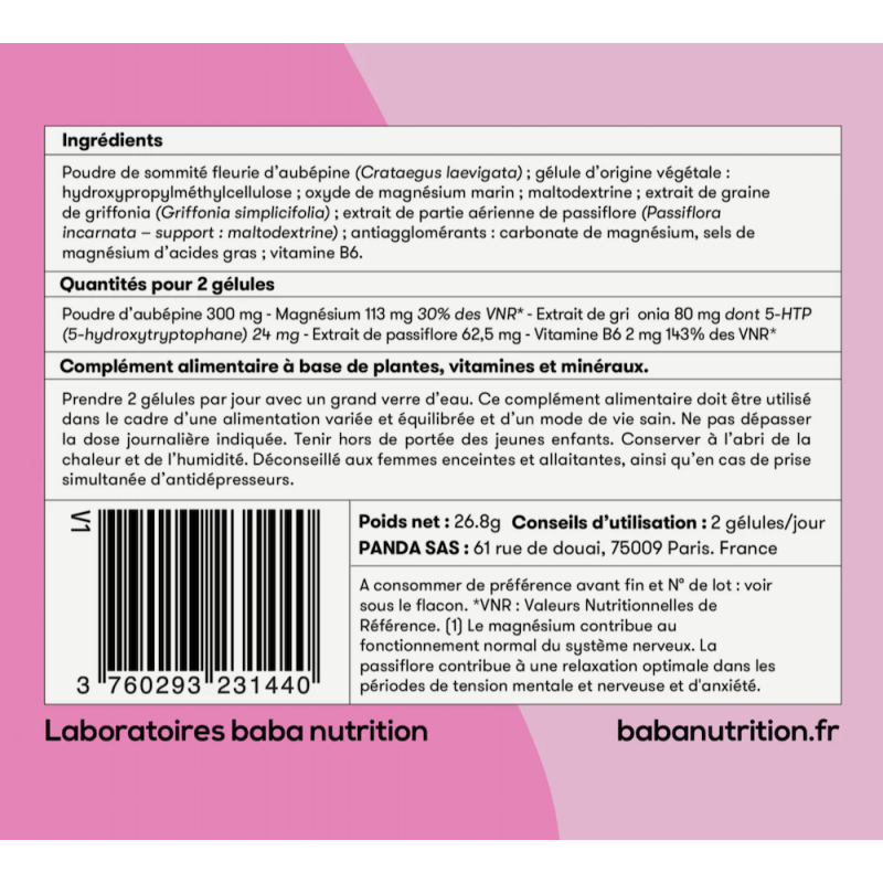 Baba Nutrition Relax 60... Baba Nutrition Relax 60...