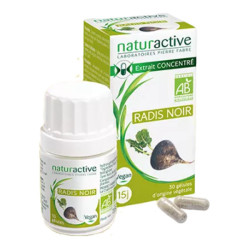 Naturactive radis noir bio 30 gélules